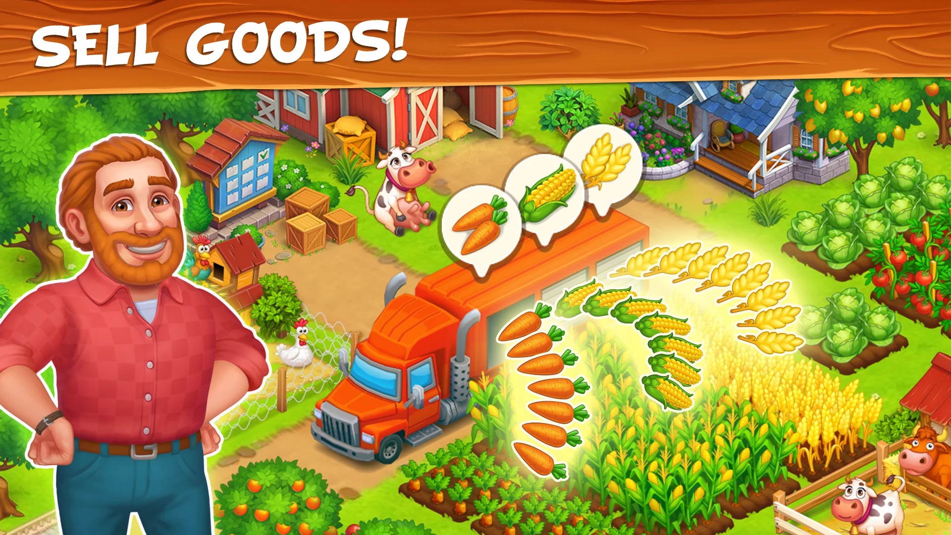 Farm Town: Merge Cozy Village screenshot